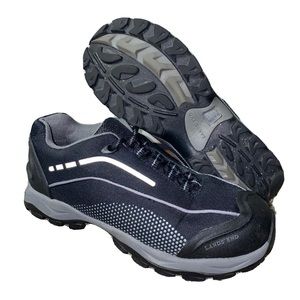 Lands' End Women's Hiking Hiker Shoes Low Lace style 304947 Black-Size 7 US